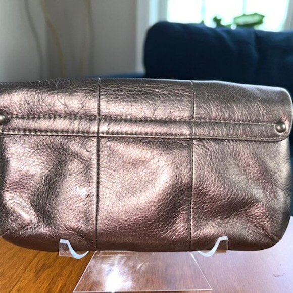 COACH Kristin - Leather Flap Wristlet/ Wallet - BEAUTIFUL BRONZE - Picture 2 of 9